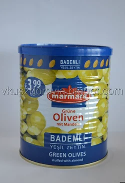 Оливки фаршированые миндалем Оливки фаршированые миндалем